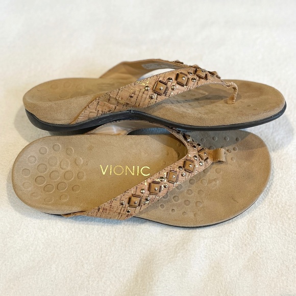 EUC Women's Vionic Floriana Flip Flop Sandals with Arch Support Size 5 - Picture 5 of 8